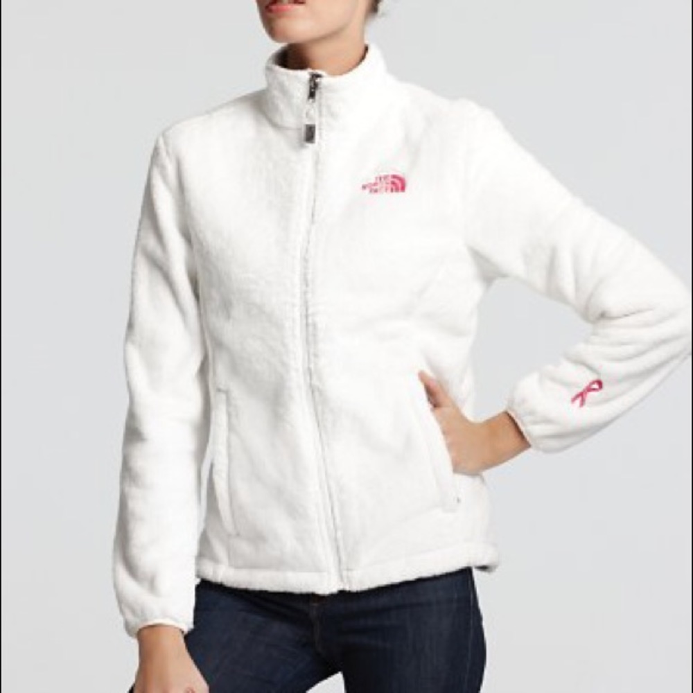 White breast cancer North Face Osito Jacket